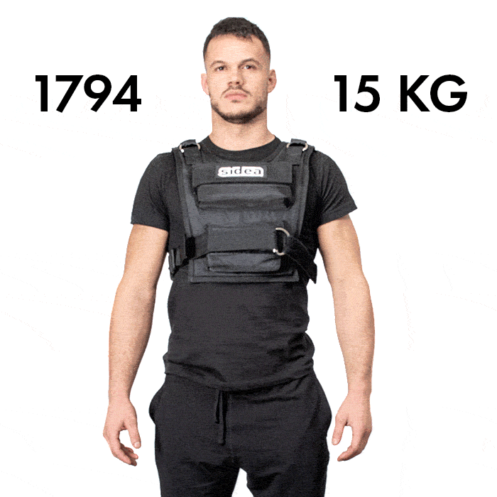 Veste lestée / Weight Vest jusqu'à 15 kg