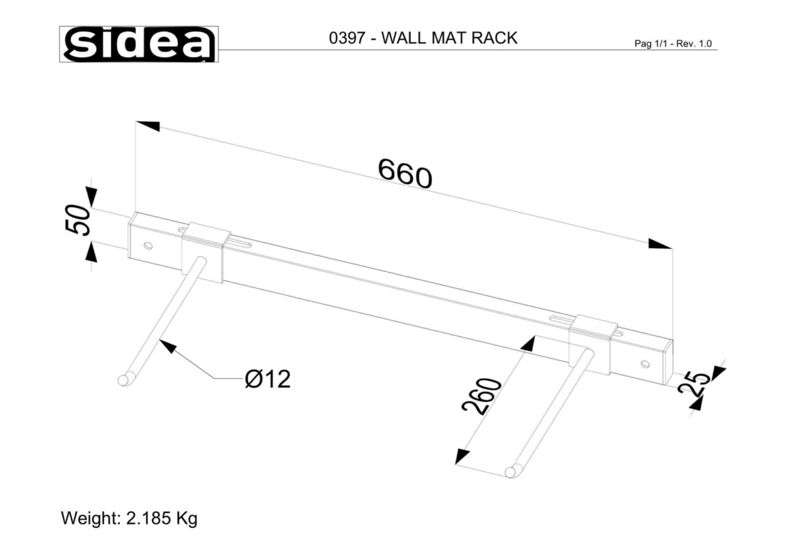 0397 - Wall Mat Rack-1