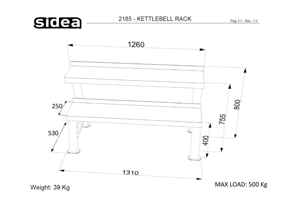 2185 - Kettlebell Rack