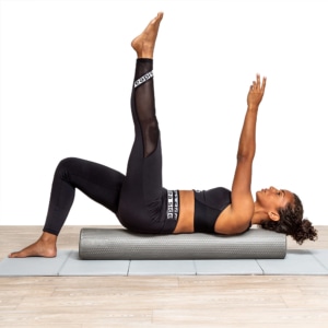 Lot De 2 Rouleaux De Massage En Mousse EVA Demi-rond - Pour équilibre, Fitness Et Auto-massage - 45 Cm