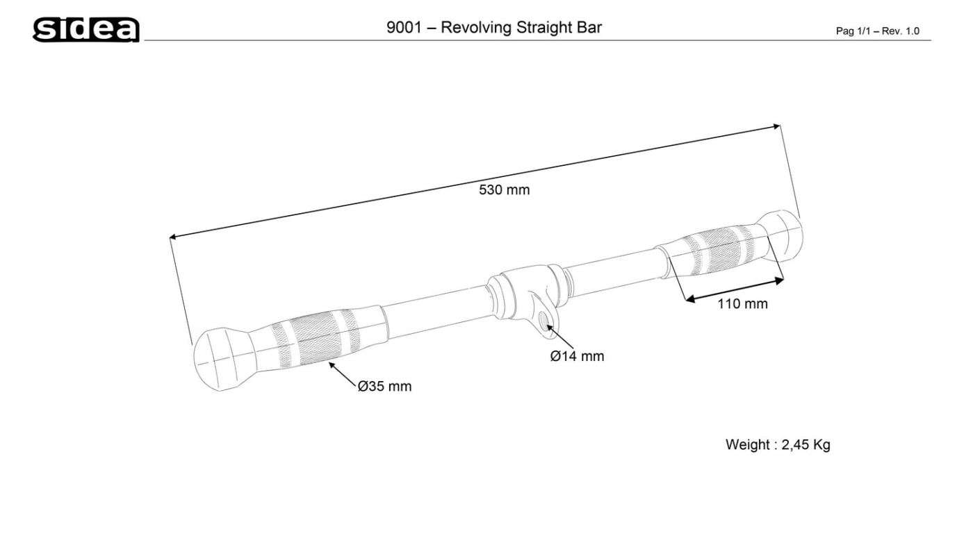 9001 Revolving Straight Bar