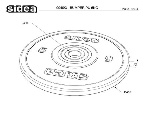 9040/3-9046/3 Disco bumper PU