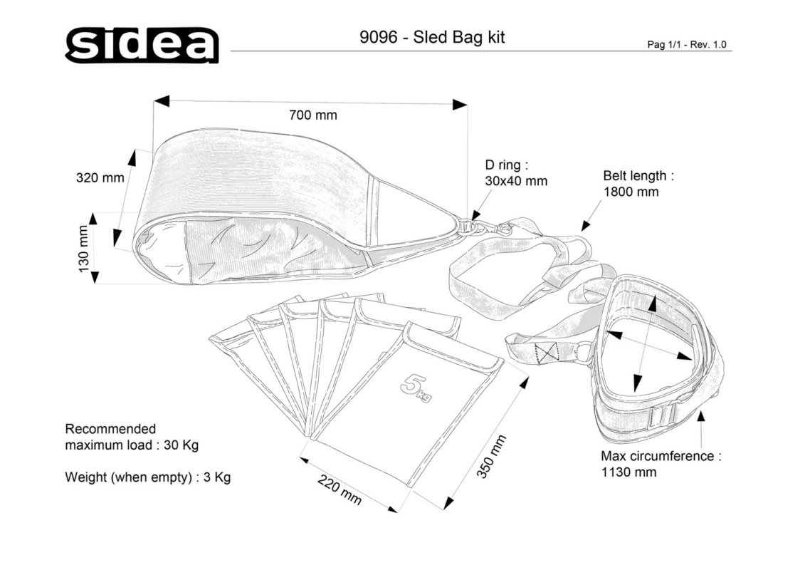 9096 Sled Bag kit