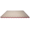 pavimentazione-Tatami-Eva-2-cm-incastro-grigio-rosso-puzzle-piastrella-piastrelle-pavimento-fitness-allenamento-caduta