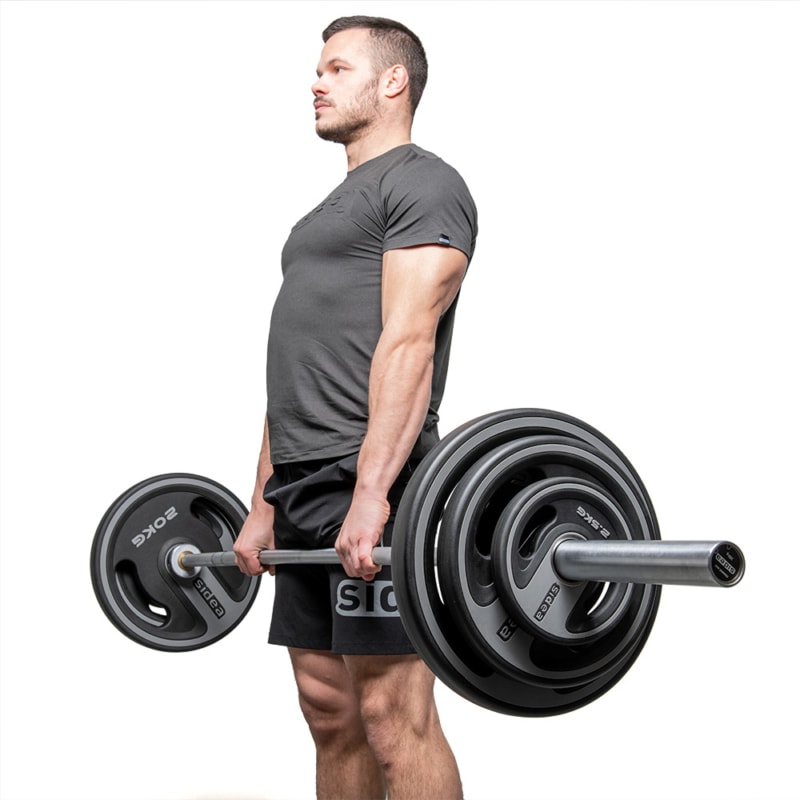 FFitness Dischi Gommati In Ghisa Per Allenamento - Coppie Da 2.5, 5, 10, 20 Kg, Foro 30mm, Per Bilancieri E Manubri