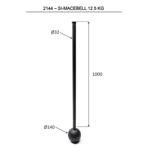 2144 Si-MaceBell 12.5 kg_