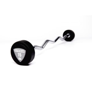 8610-8645 EZ Preloaded Barbells - EZ Fixed Rubber Barbell