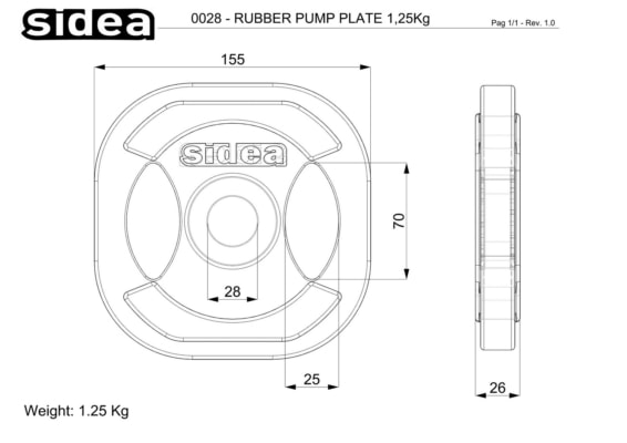 0028-0030 Piastre 28 mm Super Pump