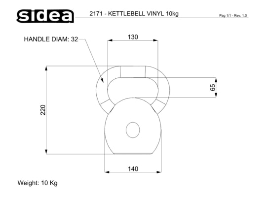 2169-2181 Kettlebell de vinilo