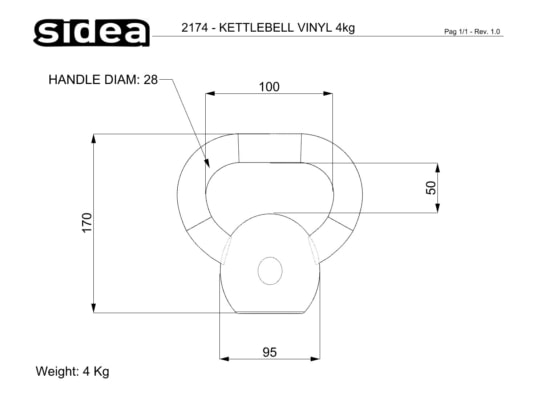 2169-2181 Kettlebell de vinilo