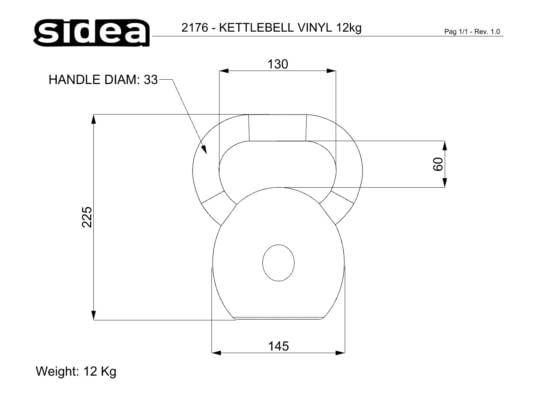 2169-2181 Kettlebell de vinilo