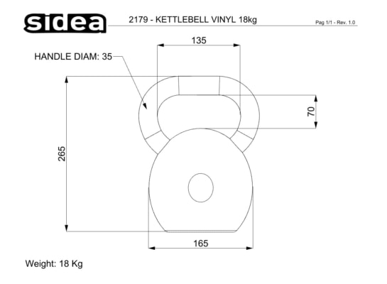 2169-2181 Kettlebell de vinilo
