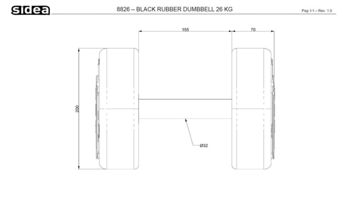 8802V-8879V Round Pro PU Dumbbell