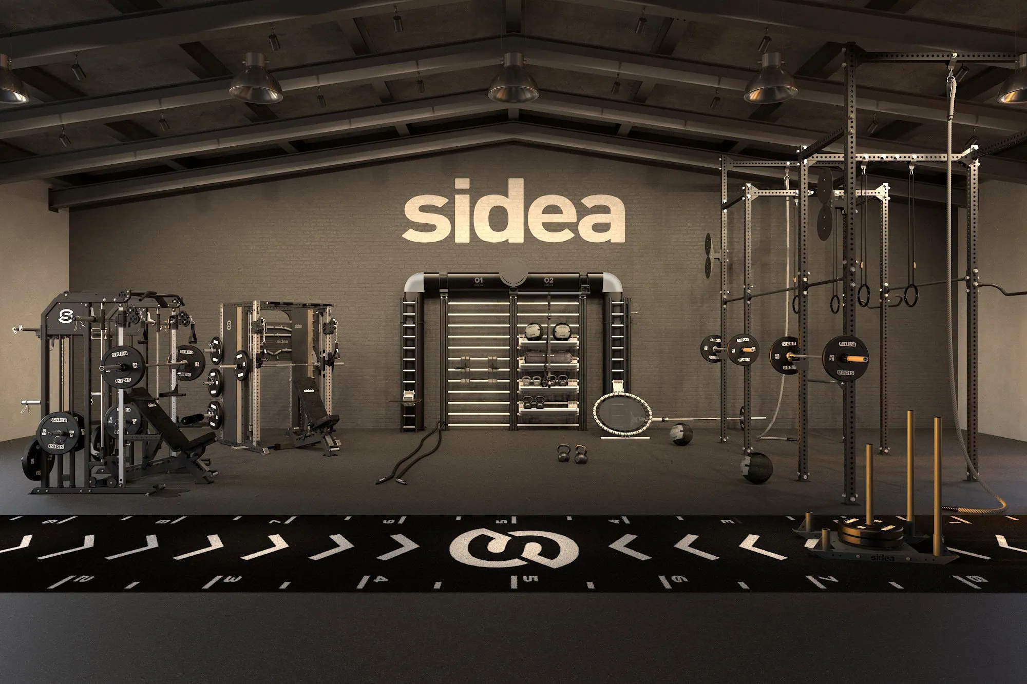 Strutture Sidea Attrezzatura professionale palestra e strength training