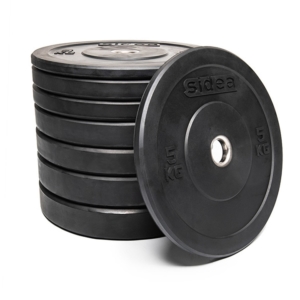 black-rubber-bumper-plate-kg-piastra-disco-peso-bilanciere-foro-50-mm-diametro-gomma-gommato-dischi-gommati-Bumper-Kit-100-Kg-piastre
