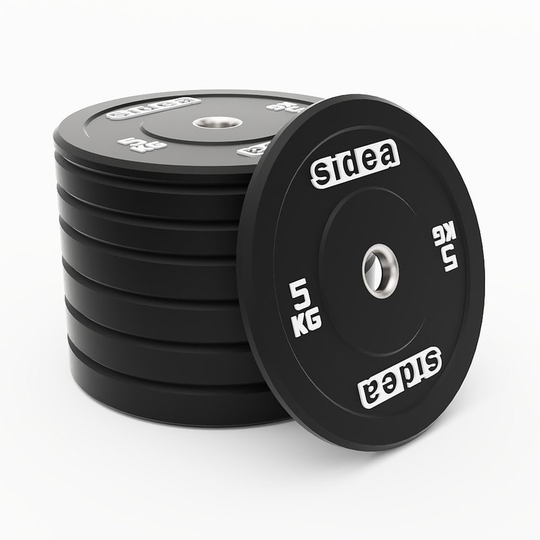 FFitness Dischi Gommati In Ghisa Per Allenamento - Coppie Da 2.5, 5, 10, 20 Kg, Foro 30mm, Per Bilancieri E Manubri