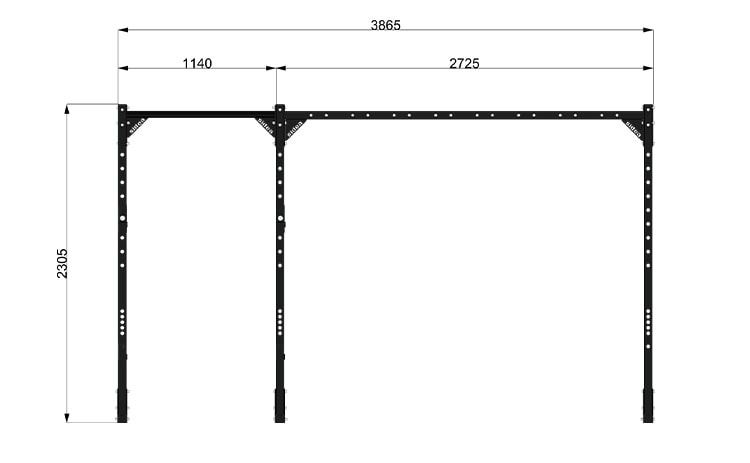 9095M4 Rack Station Modello 2600 H. Ladder