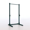 standing-rack-pro-squat-bilanciere-porta-dischi-safety-spotter- trazioni-pull-up-barbell-half-rack