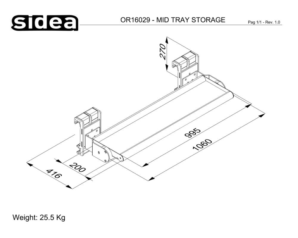 OR16029 - MID TRAY STORAGE - QUOTE
