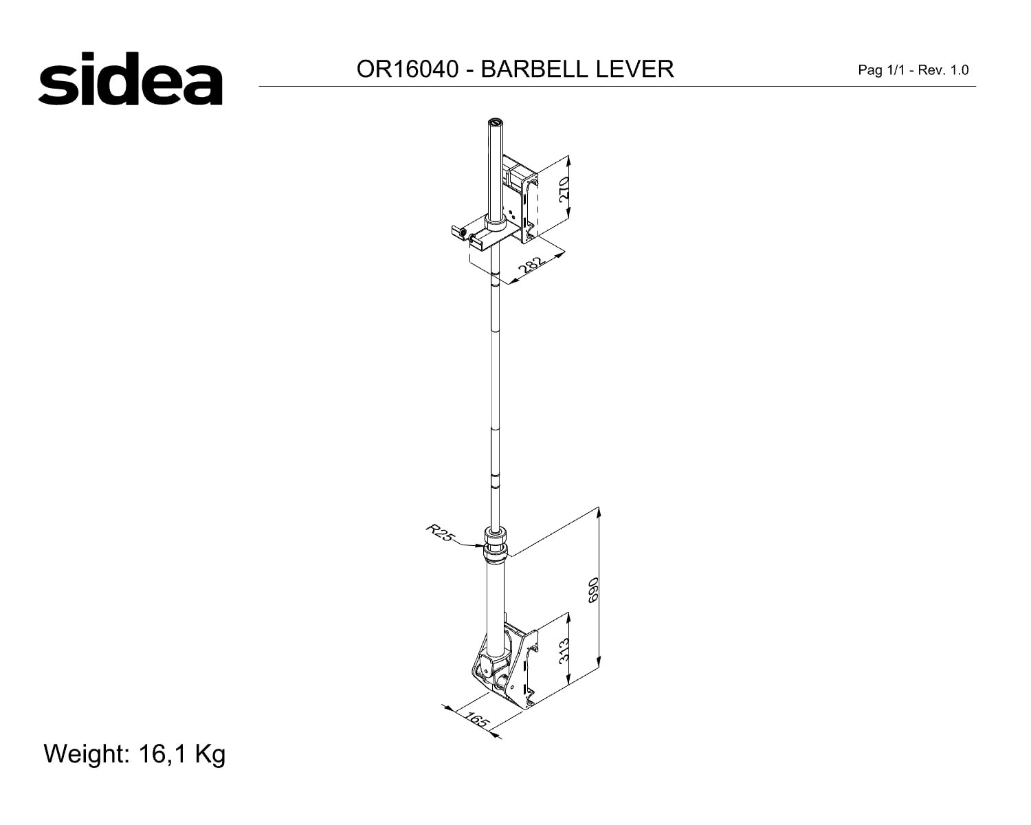 OR16040 MY25 - BARBELL LEVER - QUOTE