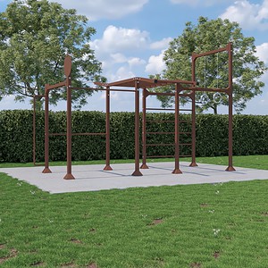 9085_1-Public Island Rack-Concrete