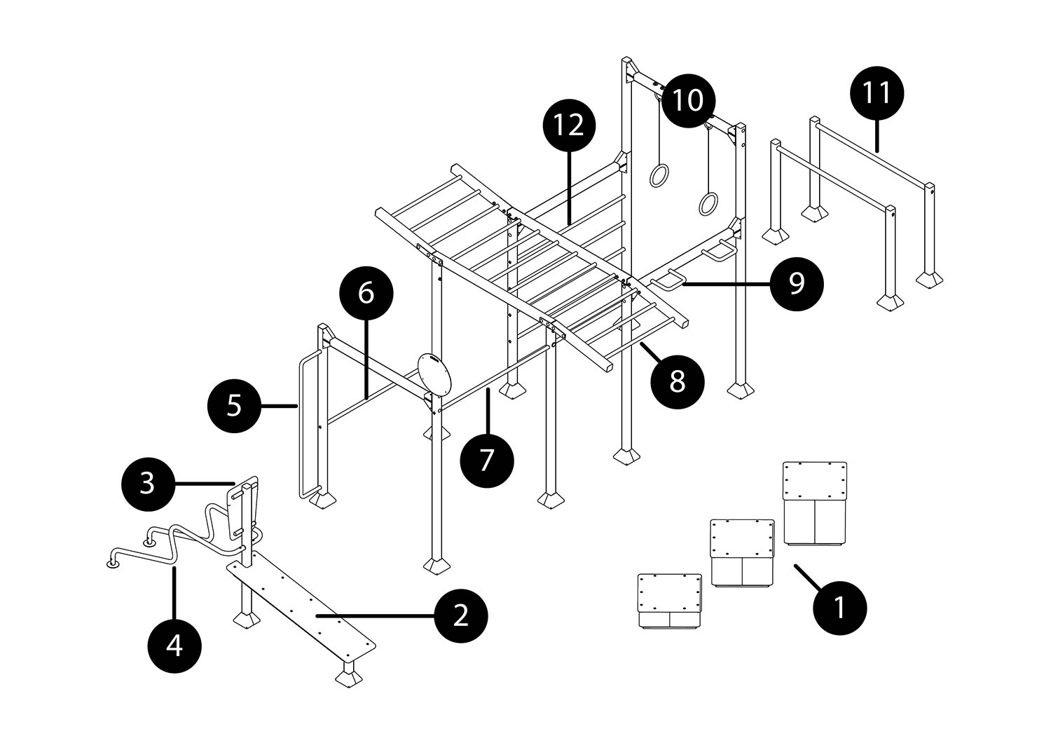 9085 Public Island Rack