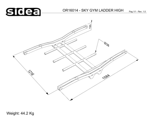 OR16014 - OR16016 Sky Gym Ladder