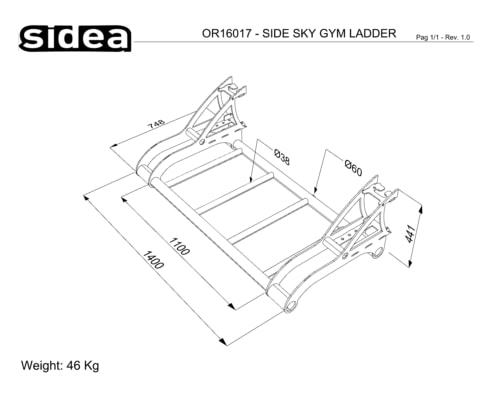 OR16017 Side Sky Gym Ladder