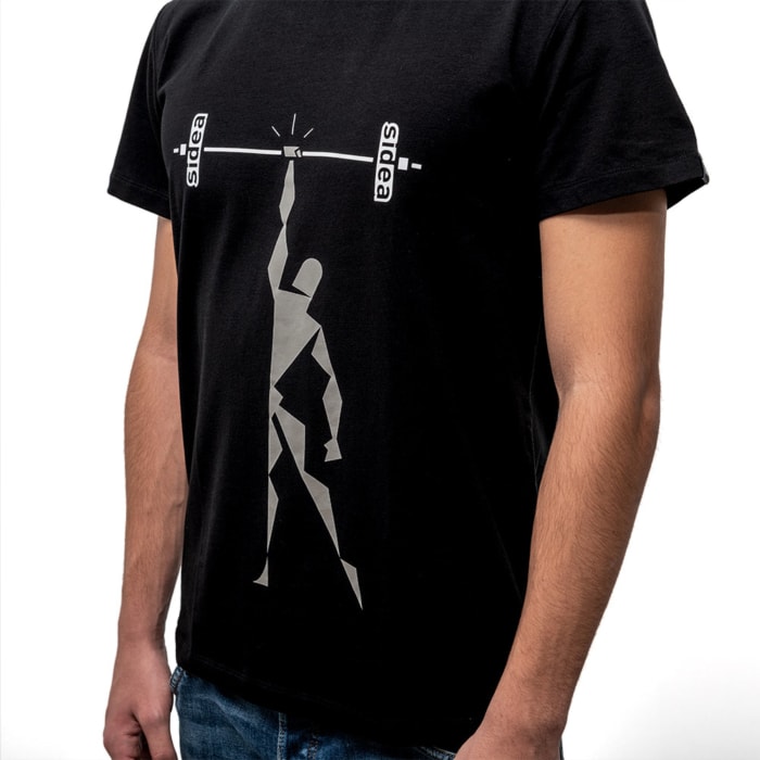 T-SHIRT BARBELL UP Black - MEN
