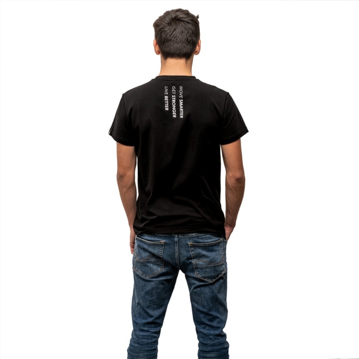01MG black male gym rope t-shirt