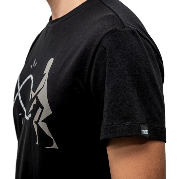 01MG black male gym rope t-shirt