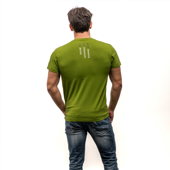 T-SHIRT BARBELL UP Green - MEN