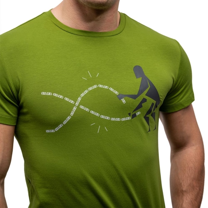 T-SHIRT GYM ROPE Green - MEN