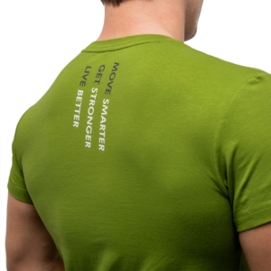 03MG male t-shirt green gym rope