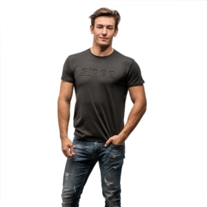 05MS t-shirt maschio antracite sidea