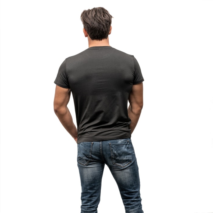 T-SHIRT SIDEA BlackMarl - MEN