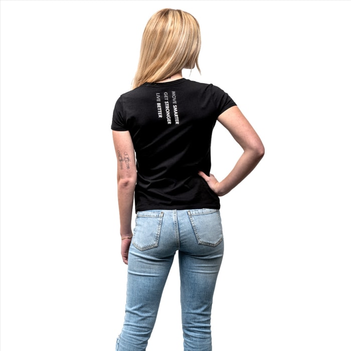 T-SHIRT BARBELL UP Black - WOMEN