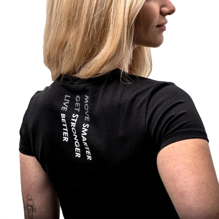 T-SHIRT GYM ROPE Schwarz - WOMEN