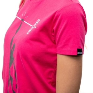 08FB weiblich t-shirt fuchsia Turnseil