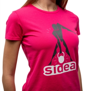 T-SHIRT KETTLEBELL Fuchsia - WOMEN