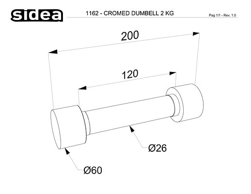 1156/110C Chrome Weights Kit 110KG