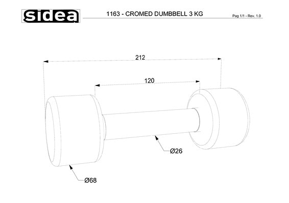 1156/110C Chrome Weights Kit 110KG