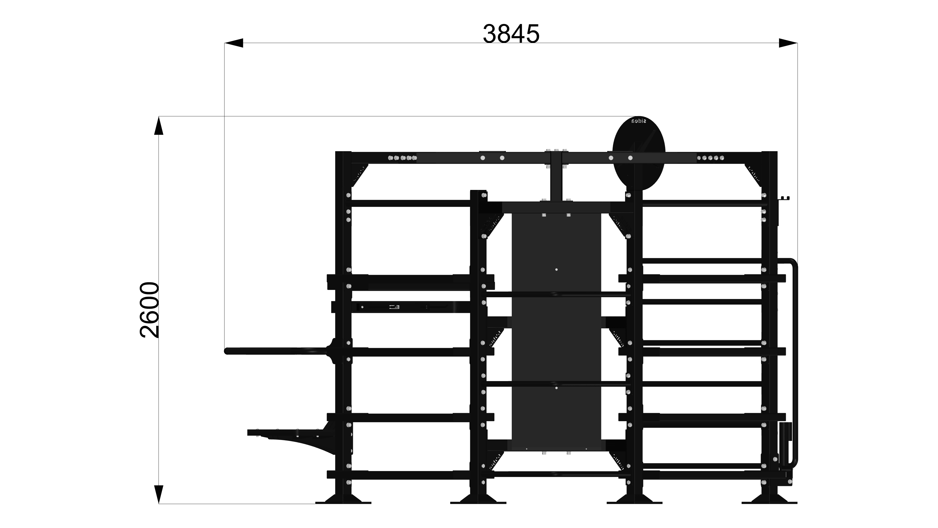 9093/2 Functional Rack Modello 1