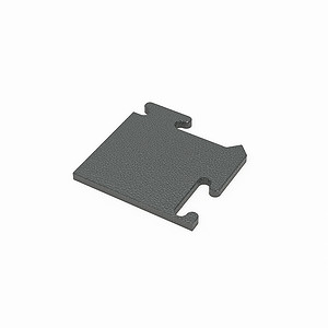 5C GR Outrace Rubber Floor Corner Grey