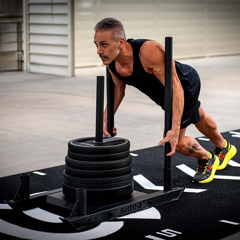 Gym Sled Hyrox immagini per blog hyrox