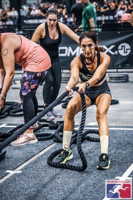 alessia del mastro tirata con rope sled