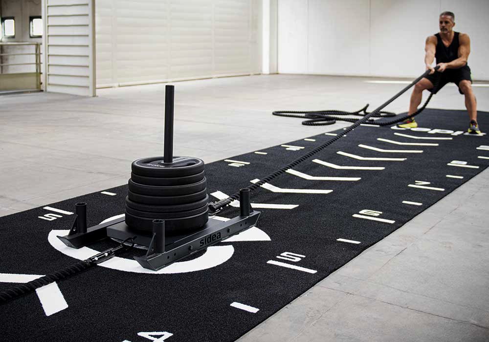 immagine sled pull per blog hyrox with rope 2