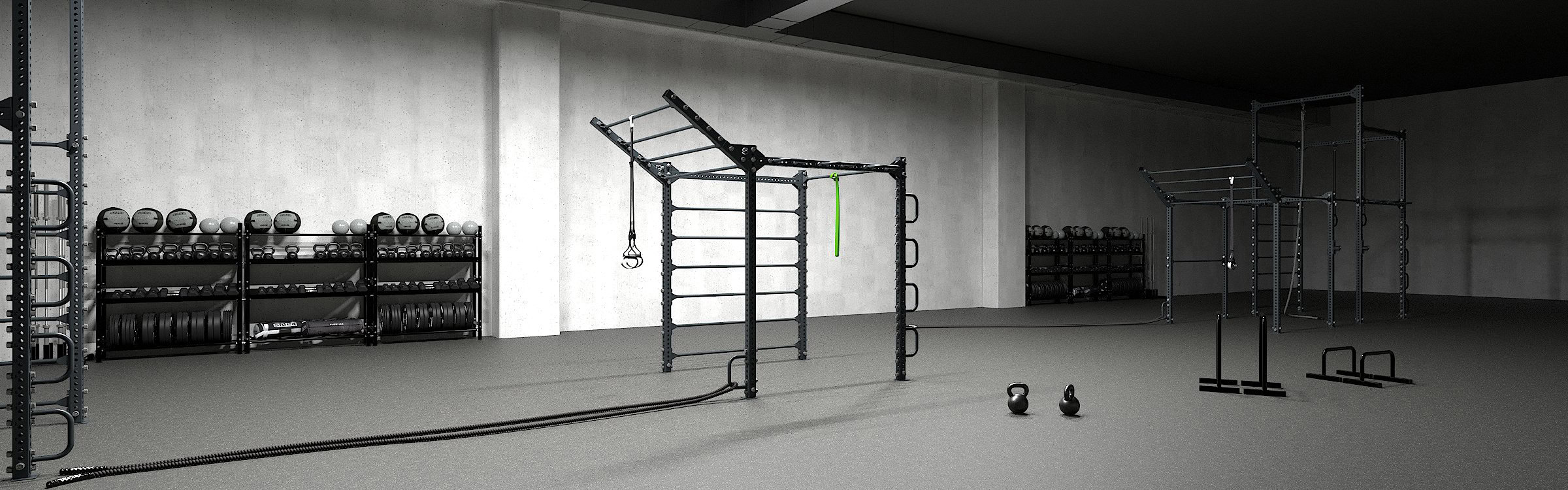 9300C3 High Performance Calisthenics Rack Mod 3
