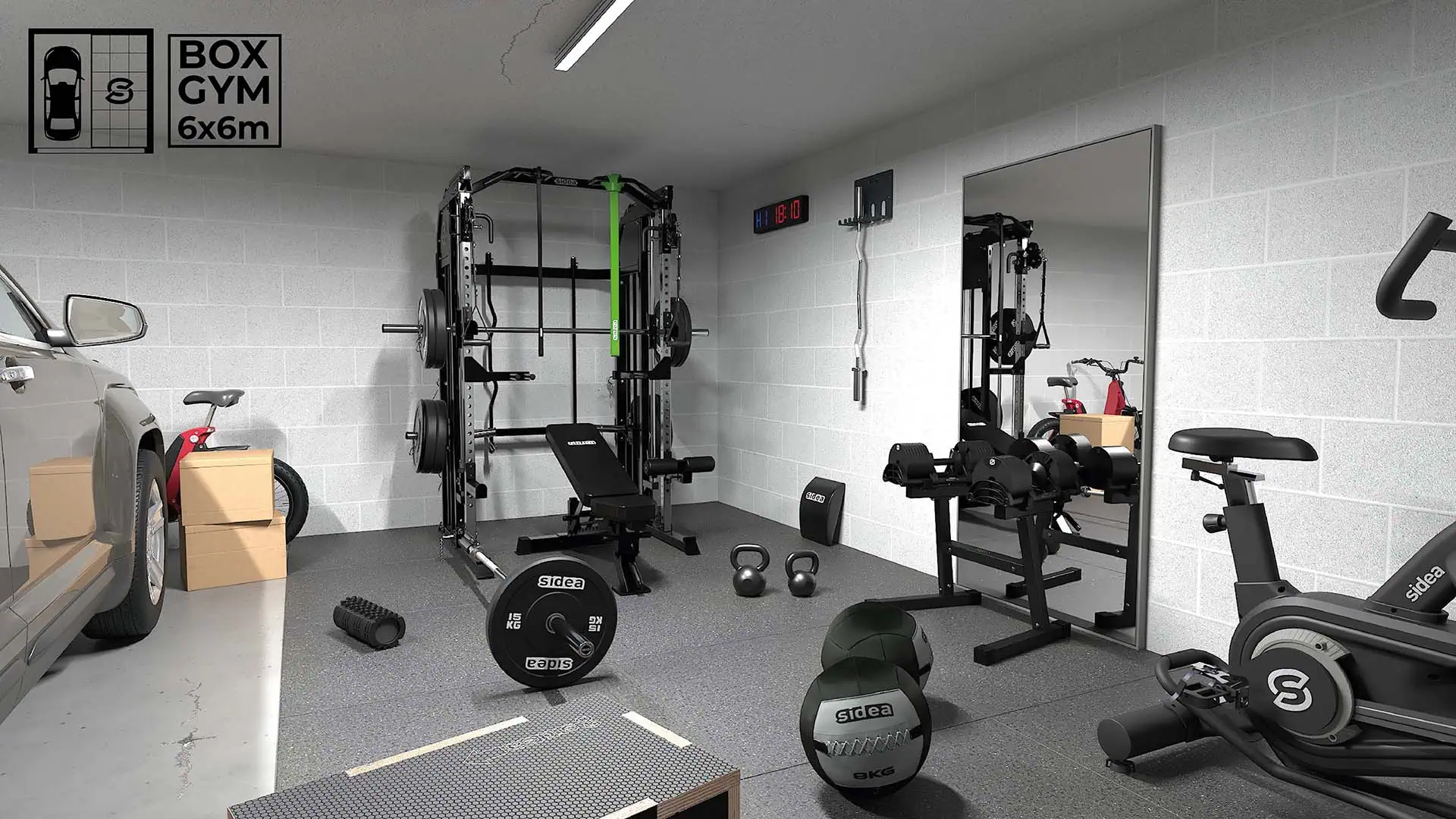 Garage Gym 6x6m