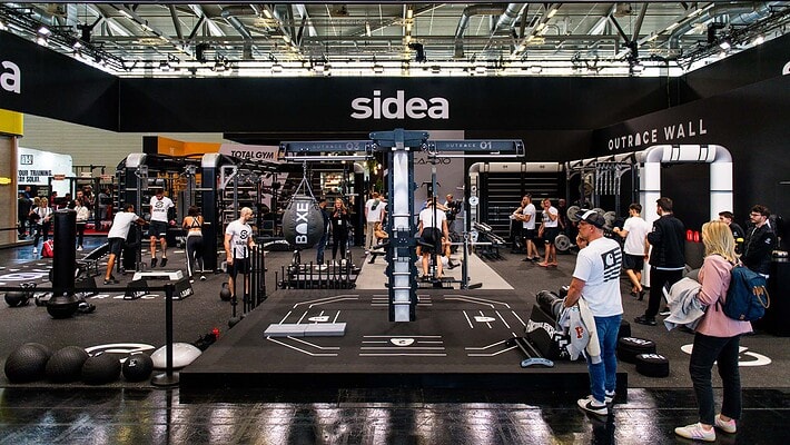 fibo cologne 2025 sidea fitness stand